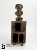 Central African Wood Carved Reliquary