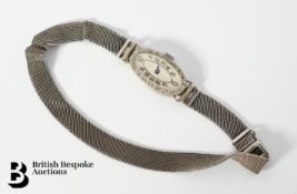 Lady's 18ct White Gold Wrist Watch