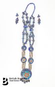 Indian Lapis Lazuli, Turquoise and Coral Necklace