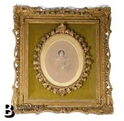 19th Century Pencil Sketch - Anna Maria Grey de Ruthyn