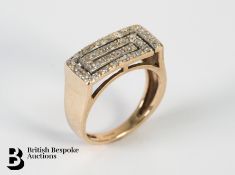 9ct Gold and Diamond Ring