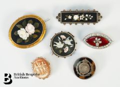 Victorian Micro Mosaic Brooches