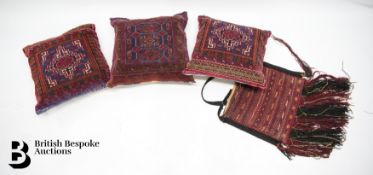 Three Hand Woven Kilim Cushions