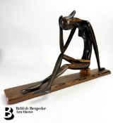 La Lutrin Gabonese Wood Carved Sculpture