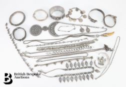 Quantity of Silver Ethnic Jewellery