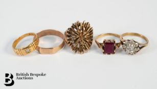 9ct and 18ct Gold Rings