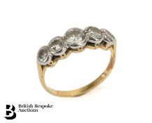 18ct Gold Five Stone Ring