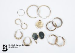 Miscellaneous 9ct Gold Earrings