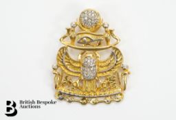 18ct Yellow Gold and Diamond Pendant