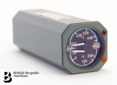 Concorde Engine Turbine Cooling Air and Fuel Temperature Instrument