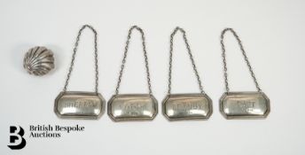 Silver Decanter Labels