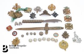 Miscellaneous Cap Badges and Trench Art Souvenirs