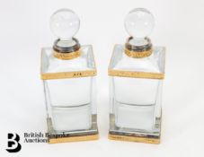 Two Whisky Decanters and Stoppers