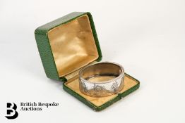 9ct Gold Aquamarine Pin Brooch