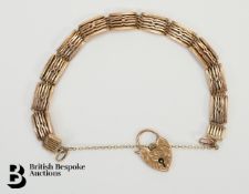 9ct Gold Rose Gold Bracelet