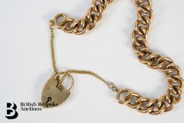 Gold Curb Link Bracelet