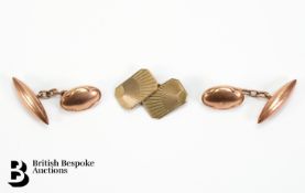 9ct Yellow Gold Cufflinks