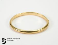 18ct Gold Italian Bangle