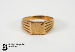 Gentleman's 18ct Gold Ring