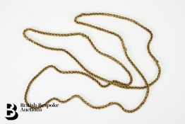 18ct Gold Braided Rope Chain