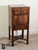 George III Mahogany Night Table