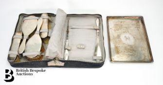 Silver Vanity Set