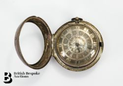 Joshua Talbey London Silver Cased Pocket Watch