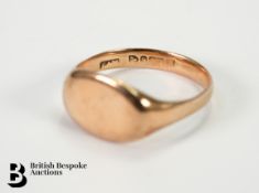 9ct Gold Signet Ring