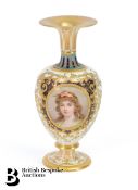 Doulton Burslem Portrait Vase