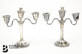 Pair of Silver Candlesticks