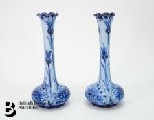 James McIntyre Florian Ware Vases