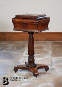 William IV Mahogany Teapoy