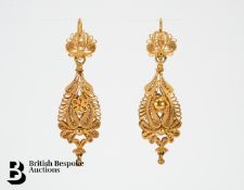 Pair of Gold Earrings