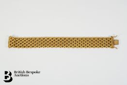 Italian 18ct Gold Curb Link Bracelet