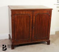 George III Mahogany Dwarf Cabinet