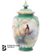 Royal Worcester Hadley Porcelain Vase