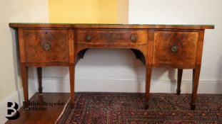 George III Mahogany Serpentine Sideboard