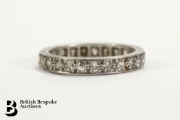 Platinum and Diamond Full Eternity Ring