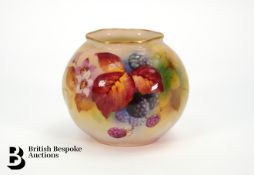 Royal Worcester Vase By Kitty Blake