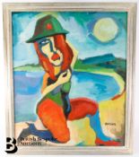 20th Century Oil on Canvas