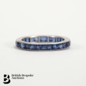 Platinum and Sapphire Full Eternity