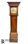F. Bayley Oak Case Long Case Clock