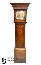 F. Bayley Oak Case Long Case Clock