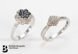 9ct White Gold Rings