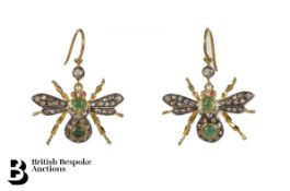 Pair of Silver Gilt Earrings