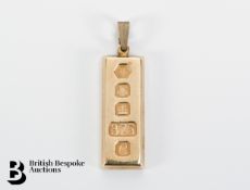 9ct Gold Ingot