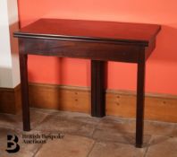 George III Mahogany Tea Table