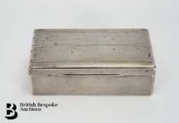 Silver Cigarette Box