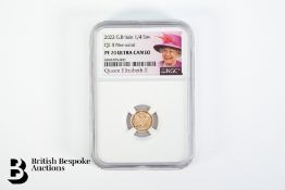 King Charles III 2022 Quarter Sovereign Ultra Cameo