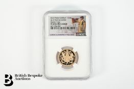 Queen Elizabeth II 2022 Piedfort Gold Sovereign